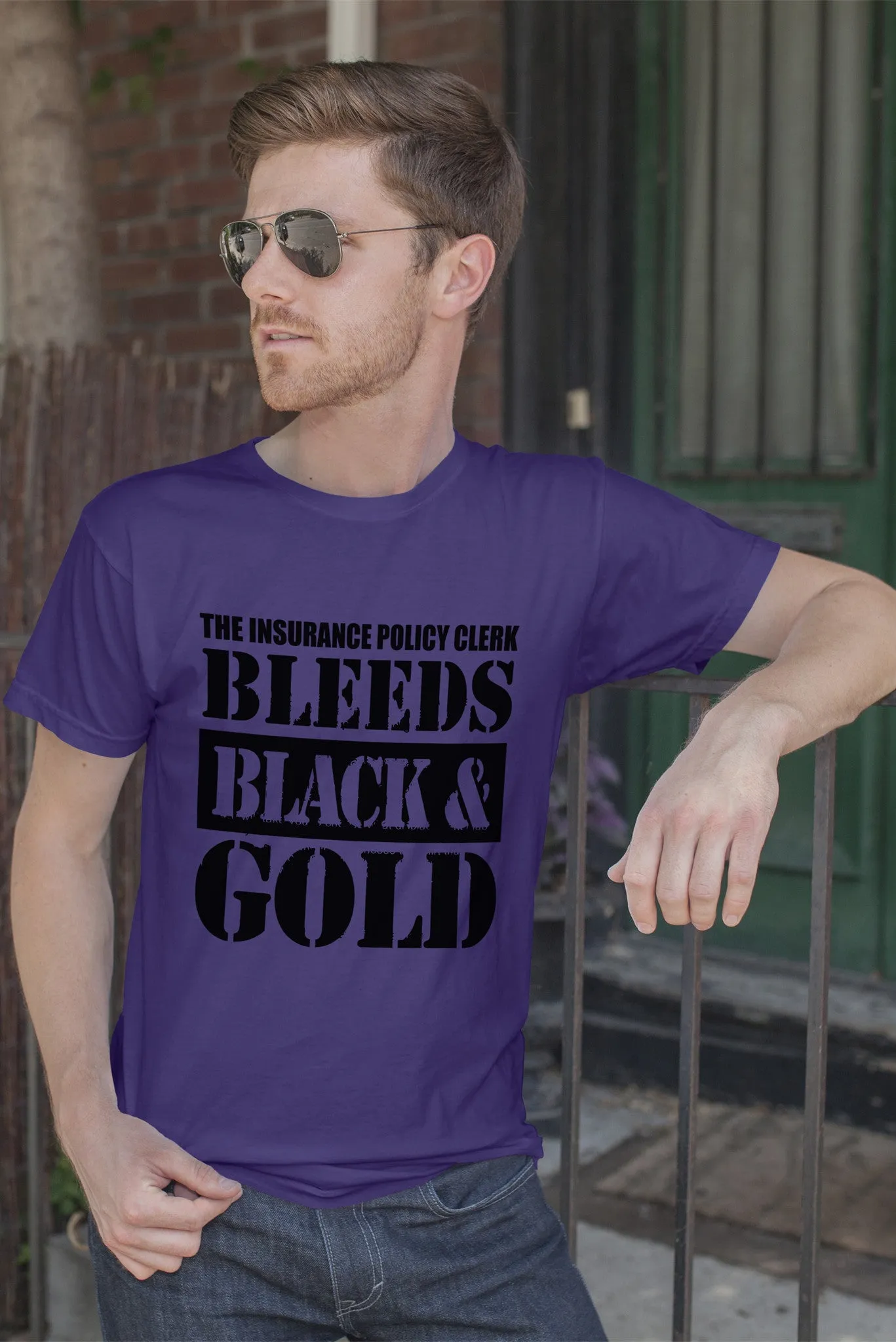 Bleeds Black and Gold (Men)
