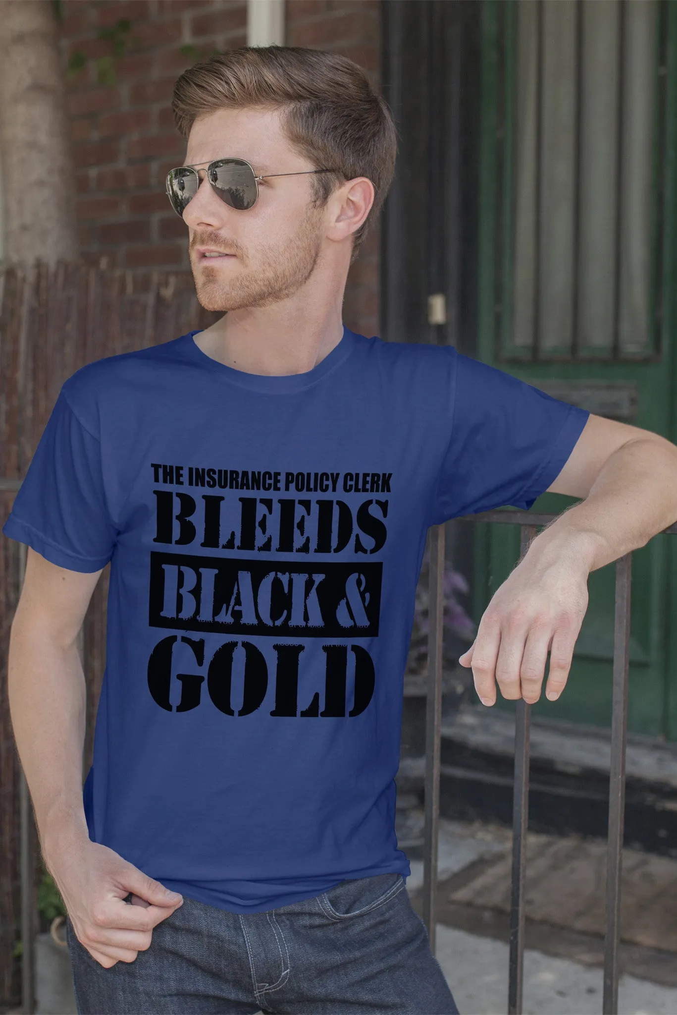 Bleeds Black and Gold (Men)
