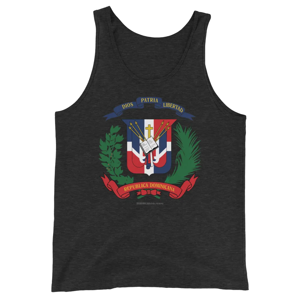 Escudo de la República Dominicana Unisex Tank Top