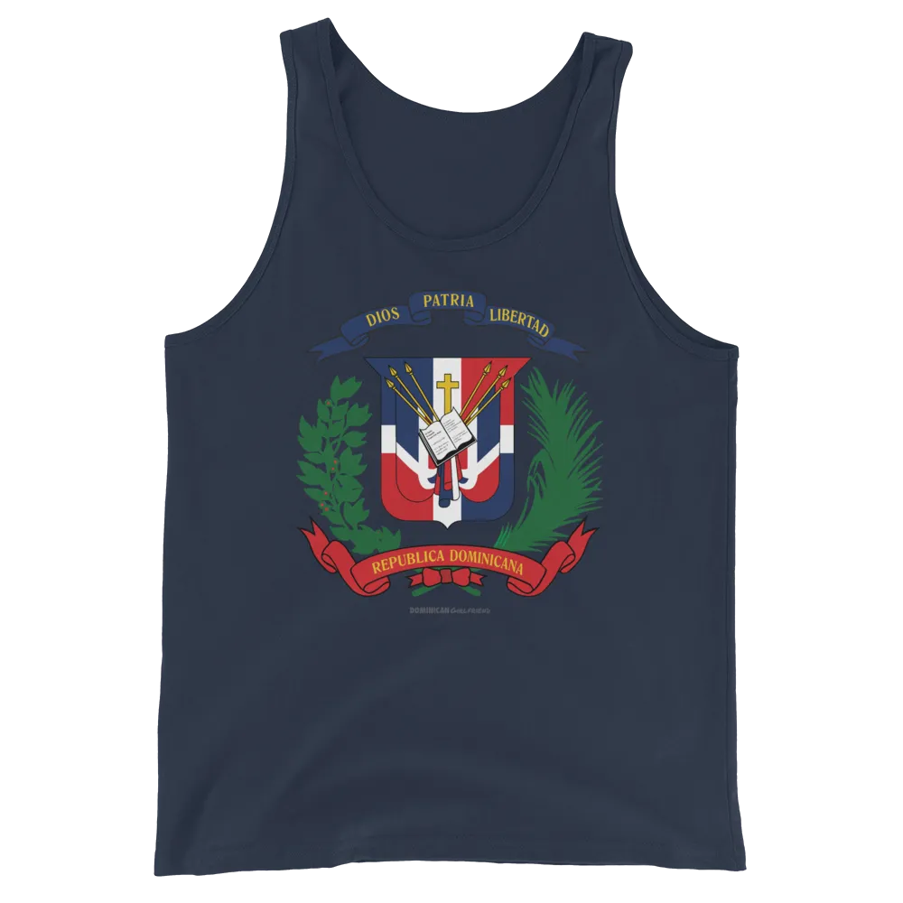 Escudo de la República Dominicana Unisex Tank Top