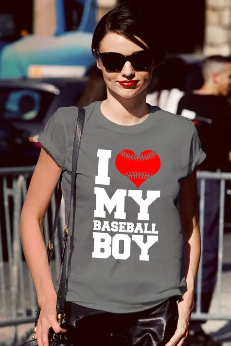 I Love my Baseball Boy (Women)