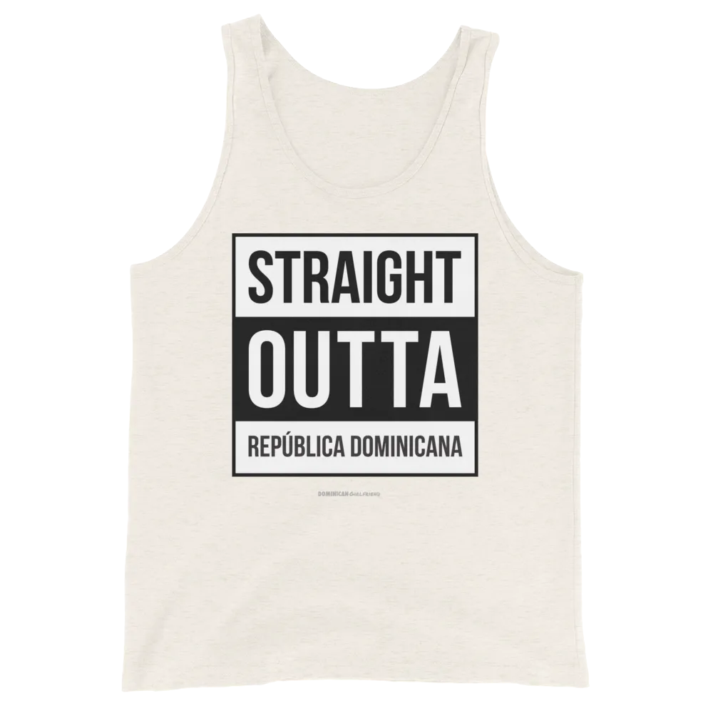 Straight Outta República Dominicana Unisex Tank Top