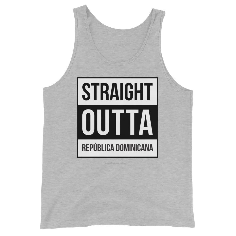 Straight Outta República Dominicana Unisex Tank Top