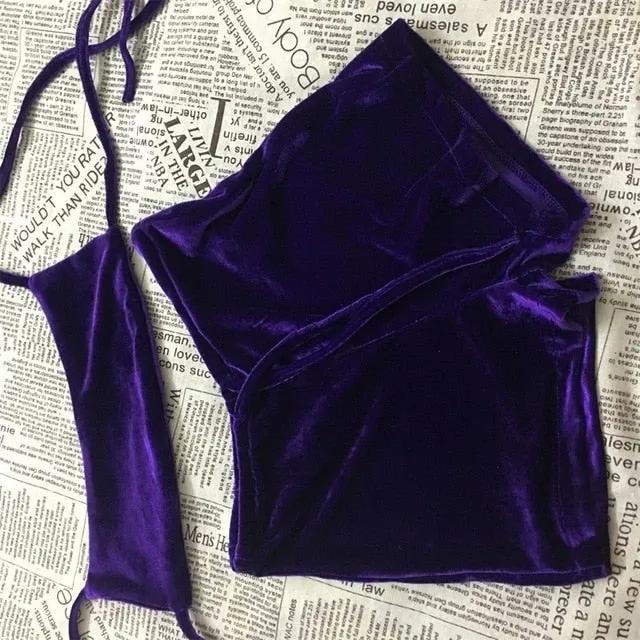 Velvet Dreams Halter Set