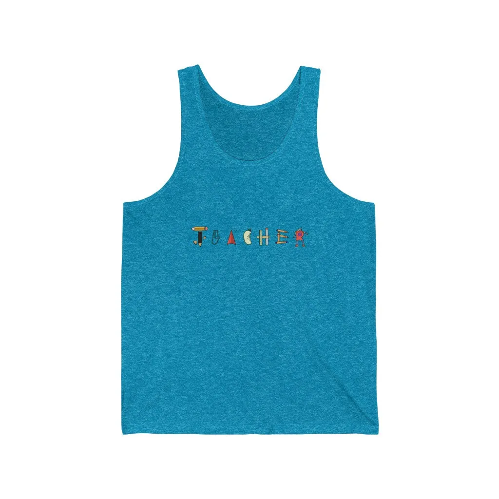 Women's Teacher Objects Jersey Tank